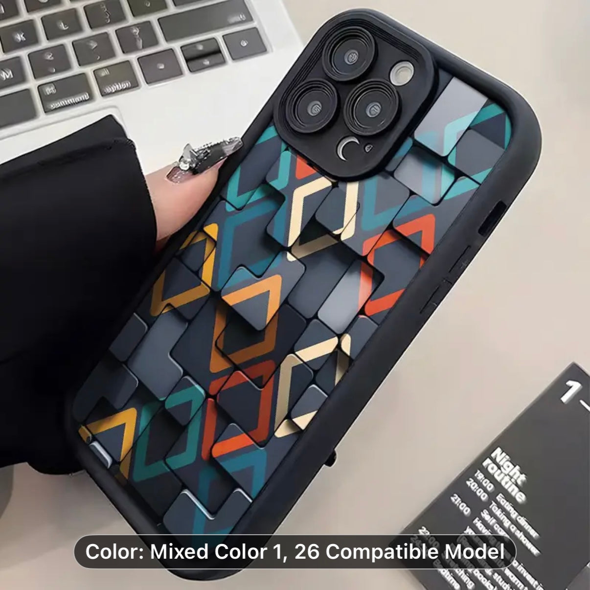 Abstract Creative Geometric Pattern Mobile Phone Case for iPhone