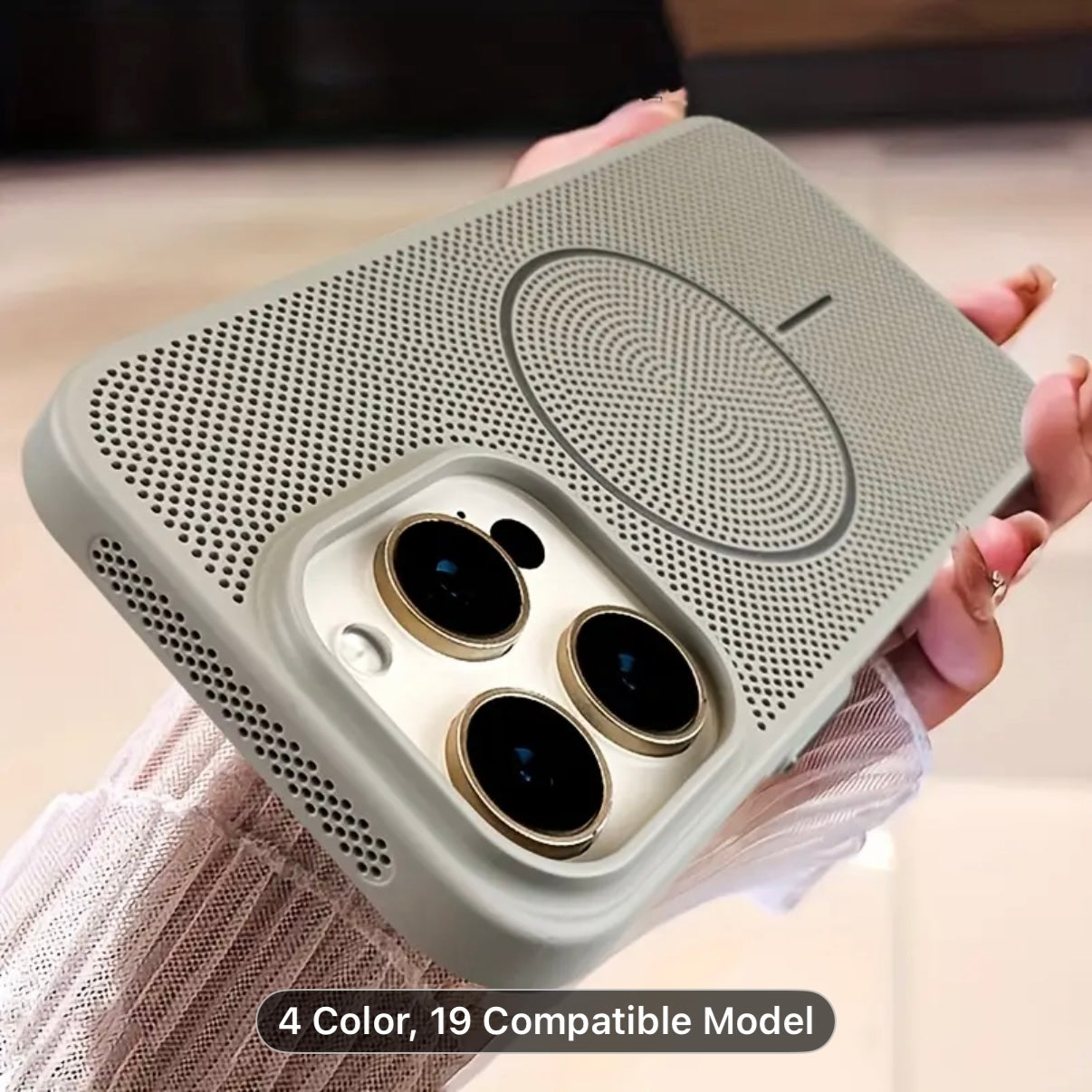 Luxury Cooling Breathable Heat Dissipation Phone Case