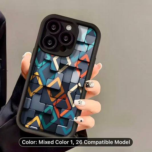 Abstract Creative Geometric Pattern Mobile Phone Case for iPhone